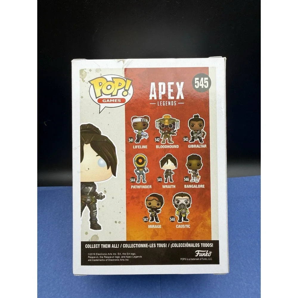 Funko Pop Apex‎ Legends Wraith Translucent Figure #545 Limited Special Edition